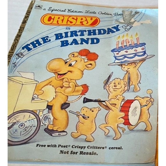 A Special Edition Little Golden Book Crispy in the Birthday Band Book - Picture 1 of 1